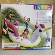 Mystic Unicorn Intex Inflatable Baby Toddler Swimming Pool Family Fun (NEW)