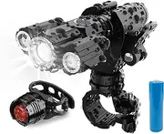 Bike Lights, Bike Lights Front and Back Rechargeable, 500 Lumens Front and Back Light, Bicycle Lights, Front Bike Light, Waterproof Bike Light for Road, Mountain Bike