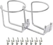 AIMALL 2 PCS Cup Holder for Vehicles, Marine Yachts, Trucks, and RVs – Sturdy Beverage Holder with Rust-Proof Finish, Easy Installation, 3.22x1.18x3.38 inches