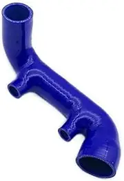 Rynplex Air Intake Air Intake Silicone Hose, for Fiat, for Uno Turbo 1.3 MK1 1983-1989 Turbo To AirBox Intake Pipe Connector Hose Car Air Intake Hose(BLACK Blue)