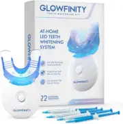 Teeth Whitening Kit LED Light, 35% Carbamide Peroxide, (3) 3ml Gel Syringes,