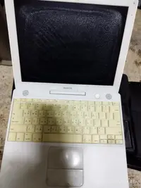 在飛比找露天拍賣優惠-二手故障apple ibook g4筆記型電腦如圖廢品賣