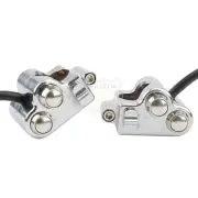 Motorbike 1" Handlebar Switch Control Housing Turn Signal Horn Button For Harley