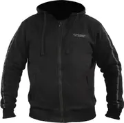 MUGENRACE Manyo Zip Hoodie, black, Size L for Men