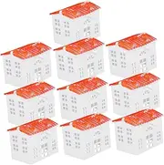 10pcs Villa Model Small Model Decor Simulation Building Model Decoration House Model Decor Micro Landscape Model Adornments Micro Landscape Model Decoration Small House Model