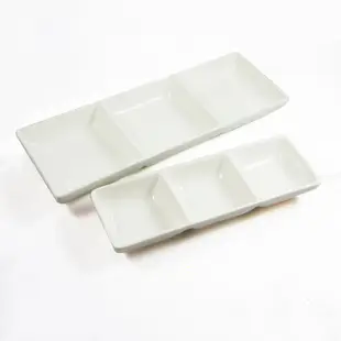 ZERO原點居家 三格盤 三格碟 醬料盤 醬料碟 日式料理盤 三格小菜盤 小菜碟 兩種尺寸任選