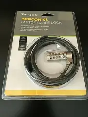Targus Laptop Cable Lock Defcon CL Combination with Security Base