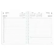 2025 TUL Discbound Daily Planner Refill Pages, Letter Size, Fashion, Jan-Dec