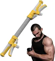 Arm Exerciser - 2 in 1 Arm Trainer Strengthen Chest | Grip Strength Adjustable Resistance Exercise Equipment, Portable Forearm Strengthener Home Gym Accessories