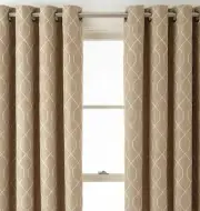 2 JCP 50X84 Pasadena Hutton Brown LightFilter Blackout Khaki Beige Curtain Panel