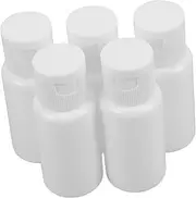 5pcs Refillable Lotion Squeeze Bottles with Flip Cap Portable Travel Containers for Shampoo Creams Durable for Home Go Use