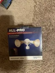 All-Pro 110 Outdoor White Motion Activated Sensor Security Flood Light