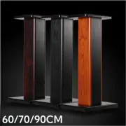 Speaker Stands Wood Grain Universal Floor Speaker Stands Floor Stand Mount 1Pair