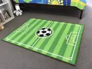 Kids Rugs Play Mats Football 100% polyester 140x100cm Non-slide Best Rugs