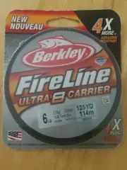 Berkley FireLine Ultra 8 Carrier 6lb 125 Yd Crystal Fishing Line