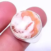 Rosetta Jasper Gemstone 925 Sterling Silver Handmade Solitaire Ring s.9 T94 A320