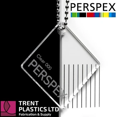 Clear Perspex Acrylic Sheet – Cut to Size Panel (Fast Dispatch UK Stock)