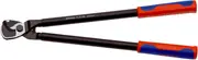 Knipex Cable Shears with Multi-Component Grips Handle, 500 mm Length