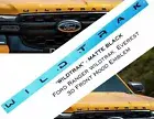 FORD NEXT GEN REAL WILDTRAK EVEREST 3D FRONT HOOD BADGE - "WILDTRAK" Matte Black