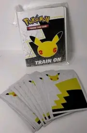 Pokemon TCG 25th Anni. Pikachu Mini Card Binder (60 Slots) + 20 Single Sleeves