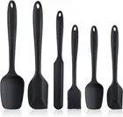 Spatulas Set of 6, Food Grade Silicone Spatulas, Rubber Spatulas Heat Resistant