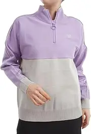 [New Balance] 012-4270504 Women's Half Zip Knit (Stretchy, Moisture Wicking, Heat Generating) / Golf