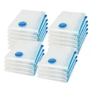 Vacuum Bags Clothes Sealed Clothing Bag Travel Compact Storage Space Saver x20