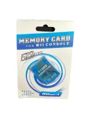 New 512MB Memory Card for Nintendo Gamecube Wii NGC 512 MB 512MB Retro Nip Nos