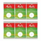 (6 100ct PACKS) 600 Melitta Disc Percolator Coffee Tea Home Brew Filters 3.5"