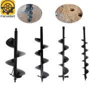 Post Hole Digger Auger 100mm 150mm 200mm 250mm 300mm Ground Drill Bit W/ Blades