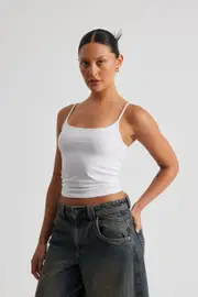 [Factorie] Factorie - Classic Cami - White S WHITE
