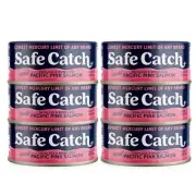 Safe Catch Wild Pink Salmon Canned Wild-Caught Skinless Boneless Salmon Fish ...