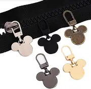 [SMKT] 15 Pieces Premium Metal Small Keychains Pack Mix 5 Colors Cute Keychains Women Personalized Adorable Charms For Zipper, Mouse