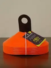 25 Pack Orange Speed Training Cones, Field Markers, NEW