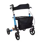 Foldable Walking Frame Lightweight Compact Rollator Mobility Walker AU Style