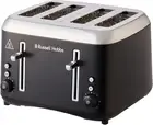 Addison 4 Slice Toaster, RHT514BLK, Dual Browning Controls, Defrost & Reheat