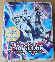 2011 YUGIOH NUMBER 10 ILLUMIKNIGHT COLLECTOR'S TIN FACTORY SEALED (5 BOOSTERS)