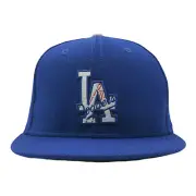 Los Angeles Dodgers MLB Official On-Field New Era 59Fifty Fitted Hat/Cap Size 7