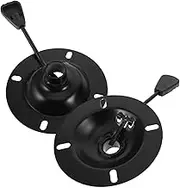 LOPUNER 2Pcs Chair Swivel Plate Tilt Mechanism for Office Desk Chairs Metal Base Accessory Strong Bearing Capacity for Enhanced Convenience