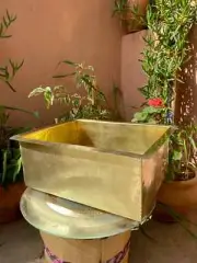 Solid Unlacquered Brass Undermount Hammered Sink, Kitchen Bar Sink, Island Sink