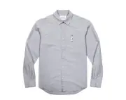Cookies Superior Genetics Nylon Pieced Snap-button L/S Grey Shirt 1544W4042-LGY