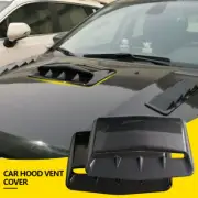 Carbon Fiber Car Air Flow Intake Hood Scoop Bonnet Vent Cover Decorative Sticker