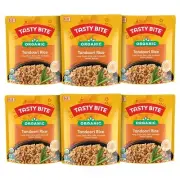 Organic Tandoori Rice 8.8 Ounce Pack of 6 Ready to Eat Microwavable Vegan Glu...