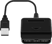 OSTENT USB Adapter Converter Cable Cord for Sony PS1 PS2 Wired Controller Gamepad Joystick to PC