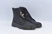Dr Martens Combs Leather Casual Boots Black Size Men's 8 Women's 9