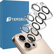 [3 Pack] T Tersely Camera Lens Screen Protector for iPhone 16 Pro/iPhone 16 Pro Max, 9H Hardness Transparent HD Protective Tempered Glass Protector Film