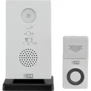 HPM Battery Wireless Door Chime With LED Flashing Indicator Upto 100m Range