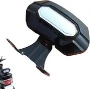 Removable Backrest Pad - Soft Comfortable Cushion for Motorcycles, Scooters and E-Bikes | Comprehensive Lightweight Rear Seat Back for Enhanced Comfort on Long Vehicles