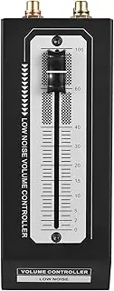 Low Noise Volume Controller Volume Adjustment Device Passive Preamp Active Speaker Volume Adjustment Controller Without External Power Supply and Lossl Output Interface Black One Size