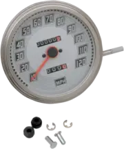Drag Specialties Sliver Speedometer Speedo fits 1984-90 Harley Davidson Softail